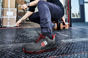 Discover the Redbrick Safety Sneakers - safety shoes for warehouses, logisitcs and drivers